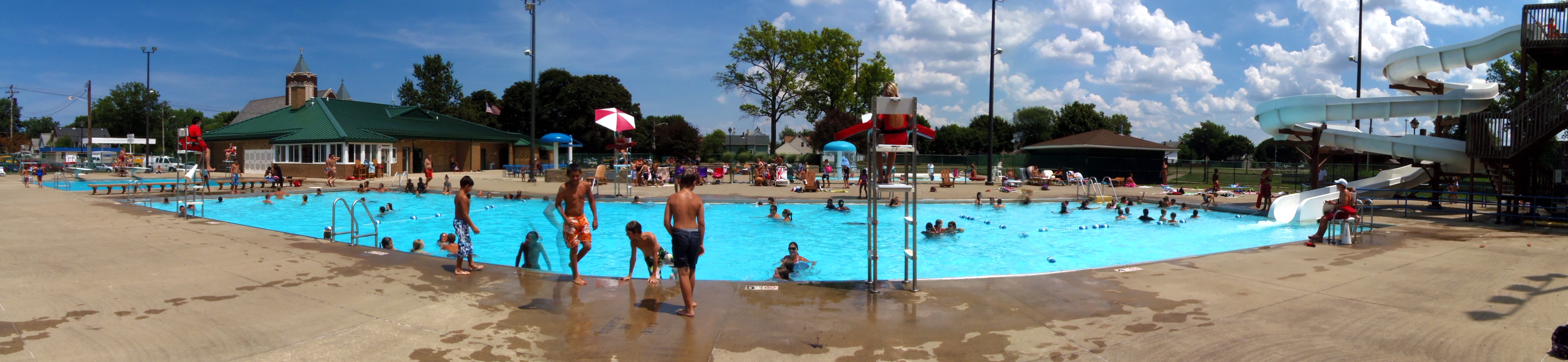 Panormaic view of Becks Pool